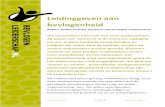 Leidinggeven aan bevlogenheidbevlogenleiderschap.nl/wp-content/uploads/2018/11/Brochure... · klimaat, psychologisch kapitaal. Daarmee worden zowel de individuele als organisatorische