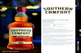 SOUTHERN COMFORT ORIGINAL · 2020-02-13 · HERKOMST: New Orleans, USA ALCOHOL: 35% FORMATEN: 35cl, 70cl, 100cl OMSCHRIJVING Whiskey Made Comfortable! Southern Comfort is er voor