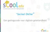 Sociaal Online - Gemeente Rijkevorsel · 2018-01-25 · invloed van media. sCooledu ontwikkelt in samenwerking met partners in het onderwijsveld dossiers op basis van kwalitatief