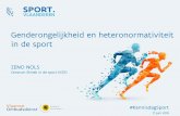 Genderongelijkheid en heteronormativiteit in de sport · beleidsaanbevelingen (1/3) 1) investeer in het opzetten van een praktijkondersteunend en beleidsvoorbereidend netwerk van