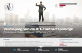 Opstellen en beoordelen van ICT contracten€¦ · Verdieping van de ICT-contractspraktijk » Alle kennis en vaardigheden om ICT contracten te schrijven en te beoordelen » Interactief:
