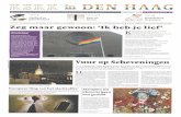 De Bosbeskapel - MAANDBLAD VOOR SPIRITUALITEIT, CULTUUR … · 2019. 1. 26. · Meerdere Haagse kerken, waaronder de Maranathakerk, hebben de regenboogvlag gehesen. K om lekker bij