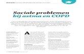 Sociale problemen bij astma en COPD€¦ · lijks aandacht aan de sociale gevolgen van de ziektes. 4-5 Alleen de GOLD-richtlijn advi - seert om in een revalidatietraject rekening