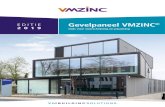 Gevelpaneel VMZINCmedia.vmzinc.com/pdf/2019 BE NL/TECHNISCHE... · film wordt normaal na het plaatsen van het zink verwijderd en tegelijkertijd over de hele ... • Afwerkingsstroken