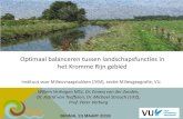 Optimaal balanceren tussen landschapsfuncties in …tale.environmentalgeography.nl/wp-content/uploads/2018/...BUNNIK, 23 MAART 2018 Optimaal balanceren tussen landschapsfuncties in