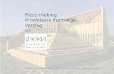 Place-making Proefplaats Potmarge Verslag · 2018. 11. 19. · Nordwin College Deelnemers stuurgroep, Stadstuin Potmarge. ... presentatie en de maquette. de studenten hebben hier