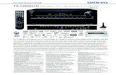 2012 NEW PRODUCT RELEASE TX-NR5010media.djmania.net/manuales/pdf/Manual_Onkyo_TX-NR5010_S.pdfcable de altavoz • Micrófono de sistema de altavoces • Manual de instrucciones •