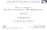 Les visites de la Carrière Wellington 2013 ARRASienarras1.etab.ac-lille.fr/files/2013/03/Dossier-pédagogique... · La carrière Wellington, lieu chargé de mémoire et d’émotion