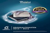 DROOGAUTOMATEN 2013 – 2014 - Whirlpool · WBA100 Wasverzachtende bal voor droger € 7.99,-UCD001 Universele condensor voor drogers € 19.99,-Code BRO-DRYING-WP-2013-2014-VL Productkenmerken