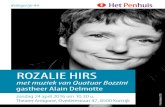 ROZALIE HIRS · 6 ROZALIE HIRS ° 1965 BIOGRAFIE Rozalie Hirs is dichter en componist. Ze werd geboren in Gouda en woont in Amsterdam. Ze debuteerde in 1998 met de bundel Locus. In