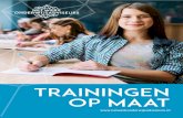 Trainingen op maat - Netwerk Onderwijsadviseursnetwerkonderwijsadviseurs.nl/wp-content/uploads/... · Opbrengstgericht mentoraat Gesprekstechnieken Lastig gedrag, lastige klas Positieve