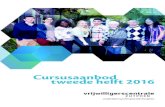 tweede helft 2016 - vrijwilligerscentrale-zutphen.nl · Workshop netwerken aanmelden vóór 1 november Excel: draaitabellen aanmelden vóór 11 november ... (potentiële) vrijwilligers