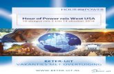 Hour of Power Reis West USA 5 - Beter-uit · 2016. 4. 12. · Dit Reservaat is een tot de verbeelding sprekend gebied. Het immense indianenreservaat strekt zich uit over de staten