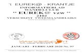 INFORMATIEBLAD WANDELCLUB “ EUREK vzw 1-2020... · 2020. 7. 27. · Verslag Kerstreis naar Leuven 28. Verslag wandelweekend in Winterspelt 30. Verjaren in januari 31. Verjaren in