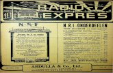 1.I.I.-QNDERDEELE1nvhrbiblio.nl/biblio/tijdschrift/Radio Expres/1923/Radio Expres 1923-4… · In ons vorig nummer heeft Tetetete „onder de nullijn” uiting Ggegeven aan hetgeen