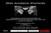 Het Andere Portret - FotoGroep Antwerpen vzHet Andere Portret Tweedaagse workshop door: Marc T. Samuele Mancini 12 en 13 juli 2019, DOKA, Antwerpen 14 en 15 juli 2019, DOKA, Antwerpen