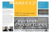 MH17 - Onderzoeksraad...2018/07/10  · MH17 MH17 passenger information Introduction After the crash of flight MH17, it was important for the relatives of the occupants to gain clarity