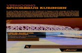 VERHOGING SPOORBRUG KURINGEN - Vlaamse …...Het kanaal wordt ter hoogte van de brug verbreed van 50 naar 86 meter. De nieuwe brug krijgt ook een brede fietsverbinding voor de oversteek