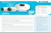 DCS-2802KT-EU Wire-Free Camera Kit...Wire-Free Camera Kit DCS-2802KT-EU Voornaamste eigenschappen van het product Your Home, Only Smarter. Kenmerken De mydlink Pro Wire-Free Camera
