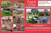 Pygott FARMERS’ AUTUMN Crone€¦ · TRAILERS:- AS 10T dual axle, tipping trailer Armstrong Holmes 8T dual axle, tipping trailer 8T low loader 3T tipper cart, high sides Ifor Williams
