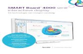 SMART Board 4000 serie interactieve display · 2020. 4. 28. · SMART Board 4000 serie interactieve display ® De technologie van morgen vandaag Voor het onderwijs Inclusief de SMART