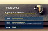 Agenda 2020€¦ · Daar ligt een opdracht voor de sector om de communicatie zodanig aan te scherpen dat de waarde van het tweede pijlerpensioen ook in zwaardere tijden ... Bij een
