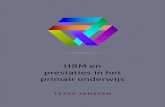 HRM en prestatiesin het primair onderwijs€¦ · HRM en prestaties in het primair onderwijs HRM and Performance in Primary Education Proefschrift ter verkrijging van de graad van