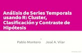 AnálisisdeSeriesTemporals usandoR:Cluster, …r-es.org/9jornadasR/pdf/9JUR_paper_24.pdf · 2017. 11. 23. · AnálisisdeSeriesTemporals usandoR:Cluster, ClasificaciónyContrastede
