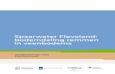 Spaarwater Flevoland: bodemdaling remmen in veenbodems Bodemdaling Flevopolder DEF.pdf · SAMENVATTING VAN EINDRAPPORT APRIL2020 HET ONDERZOEK In Flevoland zit op meerdere plekken