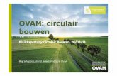 OVAM: circulair bouwen · Tools met focus op maximaal hergebruik en recyclage: Totem en 24 ontwerprichtlijnen Bouwcatalogus ... Opportuniteit om SLIM en INNOVATIEF te (ver)bouwen: