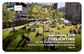 Jaarrekening 2016 TOELICHTING · HS00004.Gent is een aangename en betaalbare woonstad voor alle Gentenaars met een aantrekkelijke publieke en groene ruimte die uitnodigt tot ontmoeten.
