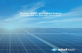 Zon-PV-projecten;...Zon-PV-projecten; juridische en fiscale aspecten 4 5 Juridische aspecten Omgevingsrecht Zonnepanelen kennen uiteenlopende toepassingen, zoals zonnepanelen op daken,