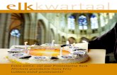 elkkwartaal - elg-stadskanaal.nl · elkkwartaal verschijnt vier keer per jaar en wordt gratis toegezonden aan degenen, die ingeschreven staan in het register van evangelisch-lutherse