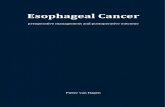 Esophageal Cancer - EUR · 2016. 5. 20. · Chapter 10 Recurrence pattern in patients with a pathologically complete response after 143 neoadjuvant chemoradiotherapy and surgery for