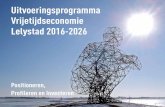 Uitvoeringsprogramma Vrijetijdseconomie Lelystad 2016-2026 tijd en toerisme... · 2017. 3. 30. · De wijze waarop de stad bereikbaar is, de onderlinge toeristische gebieden met elkaar
