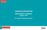 Gemeente Lummen · INHOUD COMMUNICATIEMONITOR • 1. Bewoners en hun mediagebruik − 1.1 Socio-demografisch profiel van de respondent − 1.2 (Sociale) mediagebruik in het algemeen