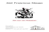Sint Franciscus Nieuws - parochie-oosthuizen.nlparochie-oosthuizen.nl/public/franciscusnieuws/... · RK Geloofsgemeenschap ”Sint Franciscus van Assisië” Raadhuisstraat 3, 1474