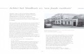 Achter het Stadhuis z o: 'een Joods rusthuis' bladen... · 2014. 8. 2. · Mevrouw Haagens kwam in mei 1941 vanuit Den Haag in het rusthuis wonen, de heer Wolffwoonde sedert 1937