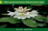 BLIJDENSTEIN NIEUWS 29 nieuws/Pinetum... Blijdenstein Nieuws nummer 29 Juni 2012 Colofon Bezoekadres