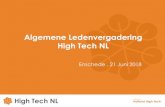 Algemene Ledenvergadering High Tech NL â€¢ Young Professionals â€¢ Year Event, thema 2018 is Human Capital