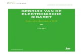 GEBRUIK VAN DE ELEKTRONISCHE SIGARET documenten/EC_NL_2018.pdf · de elektronische sigaret in België werd daarom opgenomen in de gezondheidsenquête (HIS) 2018. Dit heeft als doel