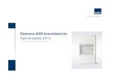 Solar Siemens ASD branddetectiedownload.solarelektro.nl/tps/Branddetectie//Siemens/Databladen/Sol… · Van cleanrooms tot zeer vuile en vochtige omgevingen. Toepassingsgebied ASD