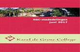 KGC Mededelingen · 2017. 7. 3. · Title: KGC Mededelingen Author: P.van Oosten Karel de Grote College Created Date: 7/3/2017 9:10:13 AM