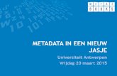METADATA IN EEN NIEUW - boekenvak.be · • In 2011 omgevormd tot Meta4Books vzw: uitbreiding van de doelstellingen naar beheer en verzamelen metadata • Metadatacentrum voor Nederlandstalige