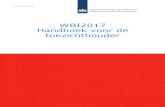 WBI2017 Handboek voor de toezichthouder · De ILT ziet daar op toe zonder de verantwoordelijkheid en de kwaliteitsborging van de waterkeringbeheerder over te nemen. ... kant-en-klaar