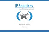 Project Portfolio - IP-Solutions...•Concrete doelstellingen en prestatie indicatoren op gebied van veiligheid en veilig werken •Gezamenlijke stuurgroep voor bewaking en ontwikkeling
