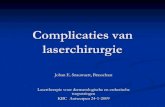 Complicaties van laserchirurgie - Karvakarva.be/wp-content/uploads/2014/04/complicaties-laserchirurgie.pdf · Toename van technologie en verwachtingen patiënt ... Zesde zintuig voor
