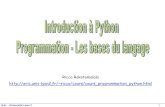 Ricco Rakotomalala ricco/cours/cours …eric.univ-lyon2.fr/~ricco/cours/slides/PA - intro python... · 2015. 9. 29. · 8 Python propose les outils standards de la programmation (1/2)