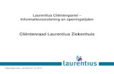 Laurentius Cliëntenpanel – Informatievoorziening en ... · Cliëntenraad Laurentius Ziekenhuis . Rapportage auteur: Jos Beerens / juni 2014 . Laurentius Cliëntenpanel – Informatievoorziening