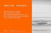 White paper - Onderzoek naar de relatie tussen … · 2018. 10. 10. · 6 Onderzoek relatie procesmanagement en toekomstrobuustheid. Steeds meer organisaties introduceren daarom BPM-achtige
